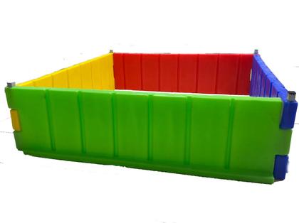 Imagem de Cercadinho Infantil Barato 1x1- Cercadinho Colorido Para Bolinhas- Cercadinho Piscina Playground Crianças Todas Idades