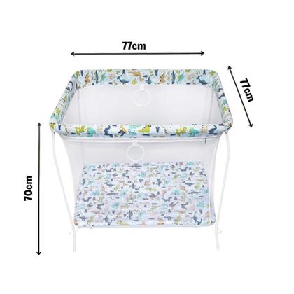 Imagem de Cercadinho Infantil Dobrável Portátil com Tela de Proteção até 20kg Square