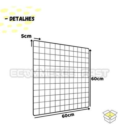 Imagem de Cercadinho Móvel Pets Cachorro 06 Telas Aramada 60x120cm