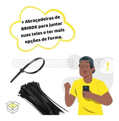 Imagem de Cercadinho Móvel Pets Cachorro 06 Telas Aramada 60x120cm