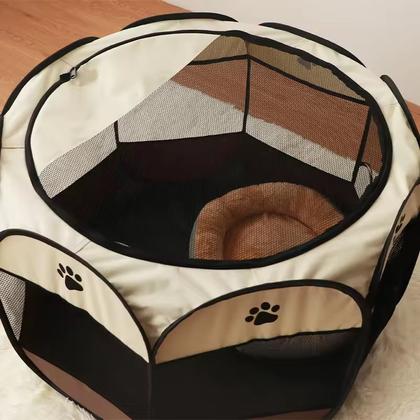 Imagem de Cercadinho Tecido Cão Gato Pet Extra Grande Tenda Portátil