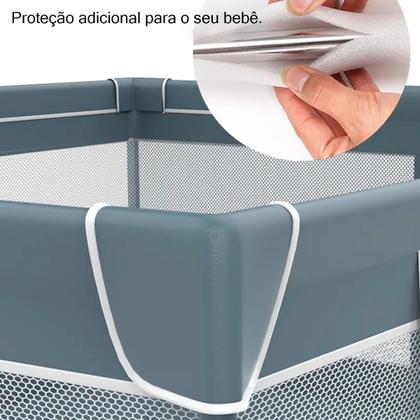Imagem de Cercado Para Bebê Brincar Grande Infantil Cercadinho Chiqueirinho 180x150