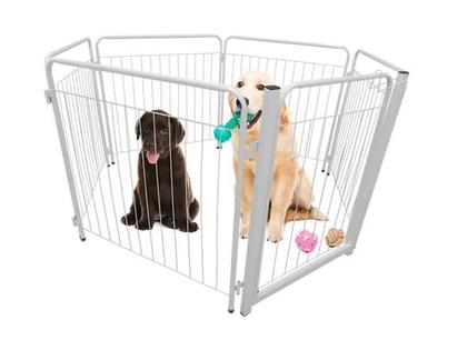 Imagem de Cercado Pet Dog Leiromar 6 partes 420x69cm Branco