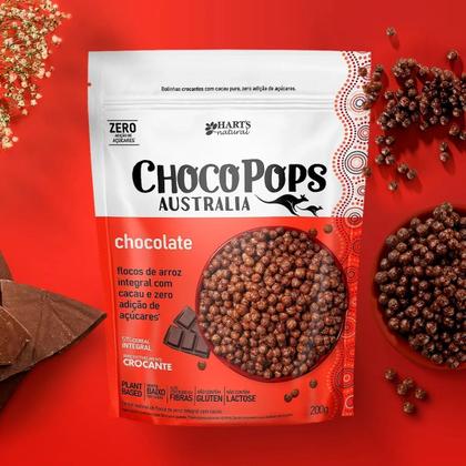 Imagem de Cereal Chocopops Australia Chocolate Refil 200g Harts Natural