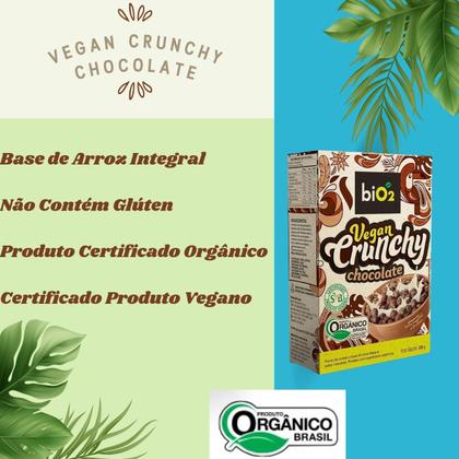 Imagem de Cereal Matinal Integral Vegan Crunchy Chocolate Bio2 200g