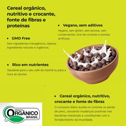 Imagem de Cereal Matinal Integral Vegan Crunchy Chocolate Bio2 200g