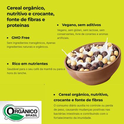Imagem de Cereal Matinal Integral Vegano Cacau e Caramelo Bio2 200g