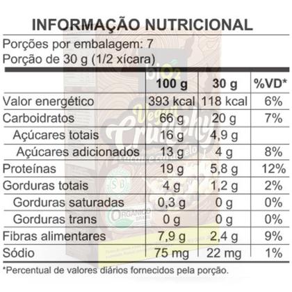 Imagem de Cereal Matinal Integral Vegano Cacau e Caramelo Bio2 200g