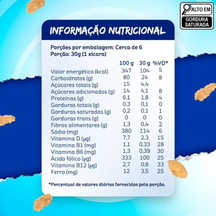Imagem de Cereal Matinal Sucrilhos Original Menos Açúcar 170g Kellogg's