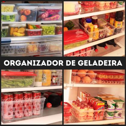 Imagem de Certo Organizador Extra Comprido 37x16,5 Maior Tamanho Branco Preto Rosa Transparente