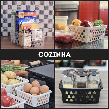 Imagem de Certo Organizador Extra Comprido 37x16,5 Maior Tamanho Branco Preto Rosa Transparente