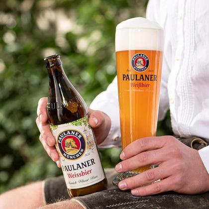 Imagem de Cerveja Alema Paulaner Garrafa 500ml Kit com 3 Un