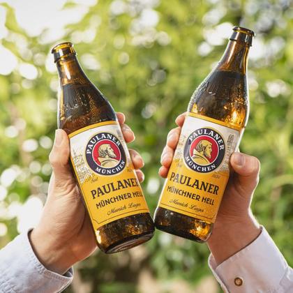 Imagem de Cerveja Alema Paulaner Garrafa 500ml Kit com 3 Un