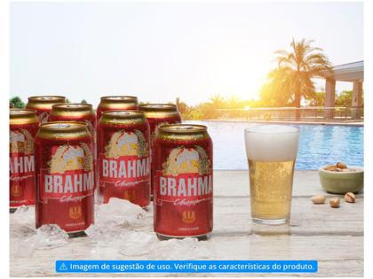 Imagem de Cerveja Brahma Chopp Lager Pilsen 12 Unidades - Lata 350ml