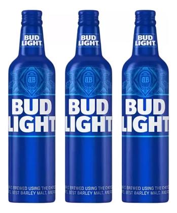 Imagem de Cerveja Bud Light Kit Com 6 Unidades Garrafa Alumínio 473ml