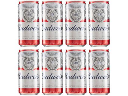 Imagem de Cerveja Budweiser American Lager 8 Unidades Lata 269ml