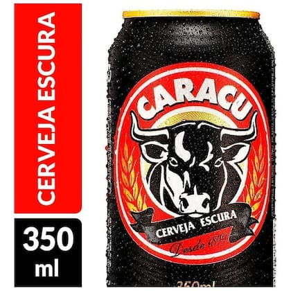 Imagem de Cerveja Caracu Escura 350ml Kit Com 12 Unidades