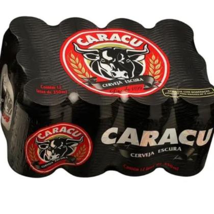Imagem de Cerveja Escura Caracu 350ml Lata kit 12 unidades