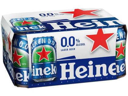 Imagem de Cerveja Heineken 0.0 Pilsen Lager sem Álcool - Puro Malte 12 Unidades Lata 350ml