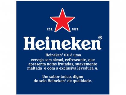 Imagem de Cerveja Heineken 0.0 Pilsen Lager sem Álcool - Puro Malte 12 Unidades Lata 350ml