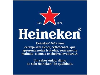 Imagem de Cerveja Heineken 0.0 sem Álcool Puro Malte Pilsen  - Lager 6 Garrafas Long Neck 330ml