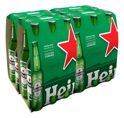 Imagem de Cerveja Heineken Long Neck 330ml Kit Com 24 Unidades