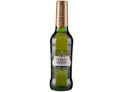 Imagem de Cerveja Stella Artois Pure Gold sem Glúten Puro Malte 6 Unidades Garrafa Longneck 330ml