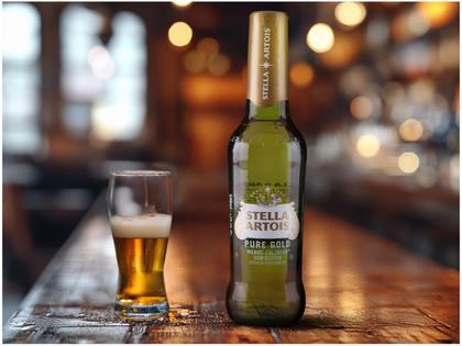 Imagem de Cerveja Stella Artois Pure Gold sem Glúten Puro Malte 6 Unidades Garrafa Longneck 330ml