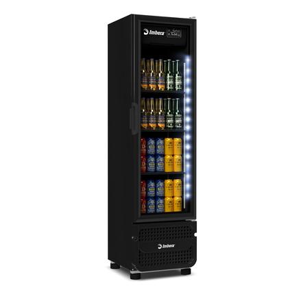 Imagem de Cervejeira 244 Litros Porta de Vidro Imbera Full Black CCV144