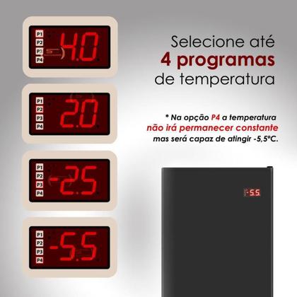 Imagem de Cervejeira 400l Porta Solida Vcc400s Preta 220v - Refrimate 220v