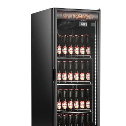Cervejeira All Black GCB-57 V LB PR - 570 L Led Perimetral Até 576