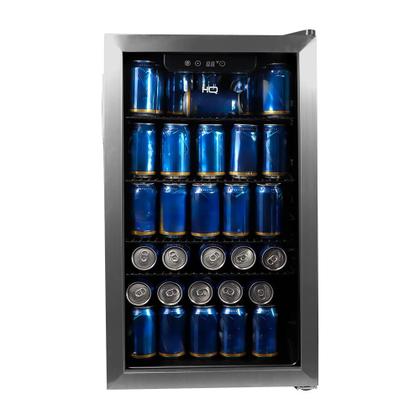 Imagem de Cervejeira Expositor Vertical HQ Vidro Duplo 100 Litros Inox HQ-100CEVPV