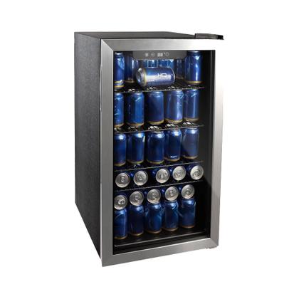 Imagem de Cervejeira Expositor Vertical HQ Vidro Duplo 100 Litros Inox HQ-100CEVPV