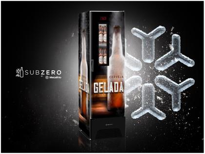 Imagem de Cervejeira Expositor Vertical Porta Sólida 287 Litros Vn28fp Optima Adesivada 220v - Metalfrio 220v