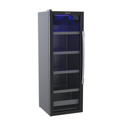 Imagem de Cervejeira Expositora 200l Blue Light Porta De Vidro Invertida Expvqbl200pi 127v - Venax 127v
