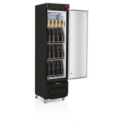 Imagem de Cervejeira Gelopar 230 Litros Porta Cega Preta Sout Beer (GRB-23QC)