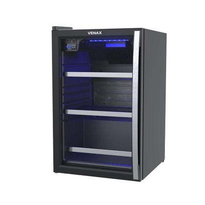 Imagem de Cervejeira Venax Blue Light 100 Preto Fosco Porta Invertida 220V