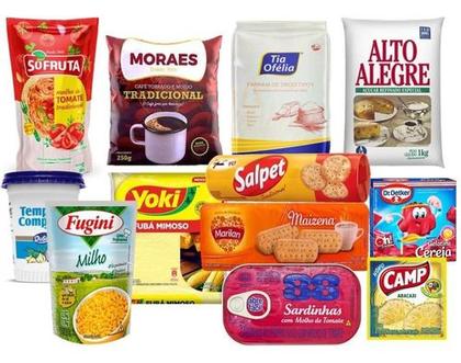 Imagem de Cesta Básica Alimentar Cesta De Básica De Alimentos