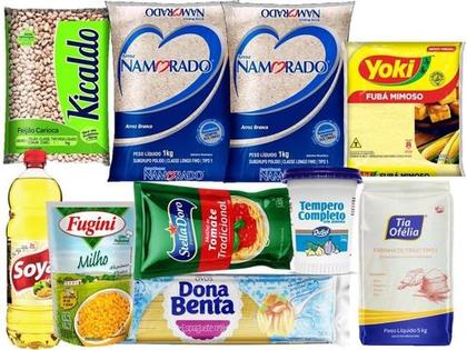 Imagem de Cesta Básica Alimentar Cesta De Básica De Alimentos