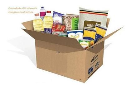 Imagem de Cesta Básica Alimento Grande Completa Total 50 Itens