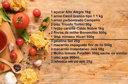 Imagem de Cesta Básica Completa 22 Itens Doação