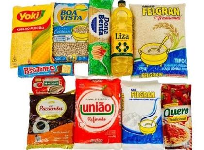 Imagem de Cesta Básica Completa - Alimentos Cruciais - 11 Itens