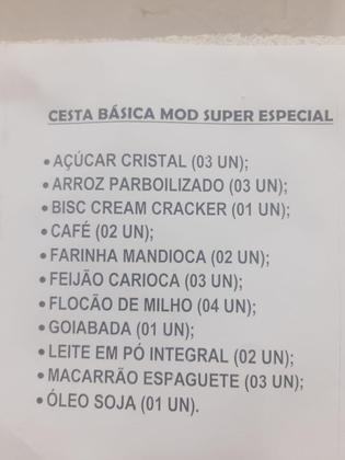 Imagem de Cesta Básica Mod Especial Jacobina Mais Completa Do Brasil