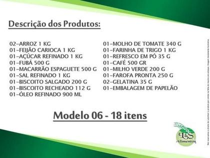 Imagem de Cesta Básica Para Doação 18 Itens Qualidade Com Envio