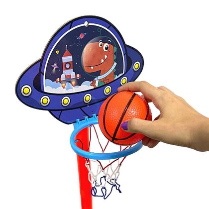 Imagem de Cesta Basquete Infantil 104cm Importway Com Bola E Inflador
