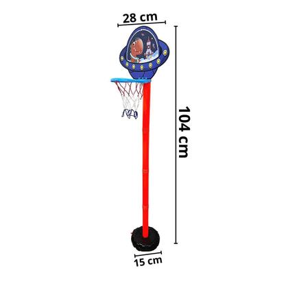 Imagem de Cesta Basquete Infantil 104cm Importway Com Bola E Inflador