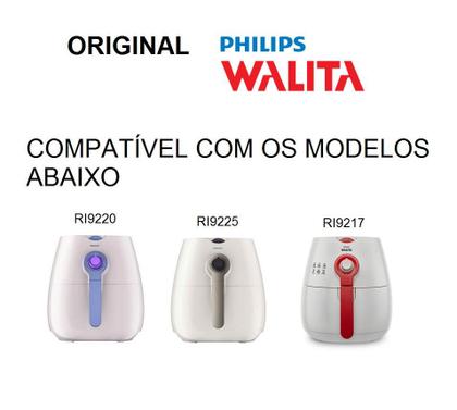 Imagem de Cesta C/ Alça Vermelha P/airfryer Philips Walita Viva Ri9217