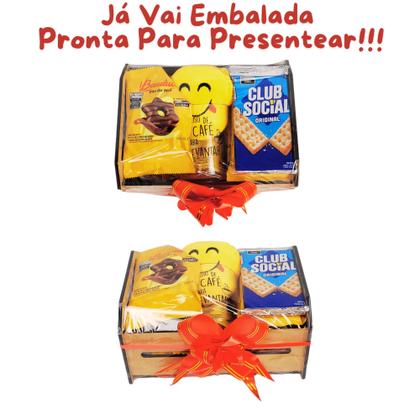 Imagem de Cesta Café Da Manhã Presente Mimo Datas Ocasiões Especiais Aniversario
