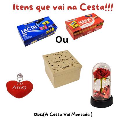 Imagem de Cesta Caixa Presente Chocolates E Mimos Datas Especiais Aniversario