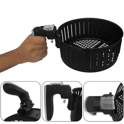 Imagem de Cesta Completa Redonda Antiaderente com Cabo para Airfryer AF-33 AF-34